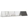 Rabbit Cage Anthracite 158.9"x31.7"x28" Galvanized Steel