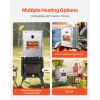 Portable Camping Stove, with 3 Tier Grill, Handle and Thermometer
