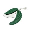 Multifunction Stainless Steel Folding   Survival Knife (Green)