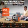 Powerbank 300w Portable Power Station with 60w Solar Panel