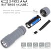 6-Pack Small Flashlights Set, Super Bright 100 Lumen LED Flashlight Pack with 18-Piece AAA Batteries Included, Mini Flashlight
