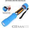 30-Pack, 9-LED Mini Flashlight Set, AAA Batteries are Included and Pre-Installed, Perfect for Gift, Class Teaching, Camping, Wedding Favor