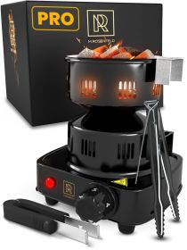 PRO Hookah Coal Burner for Hookah Professional FIRE Tower Multipurpose Electric Stove for Hookah Coals Burner for Shisha Free Hookah Tongs Hookah Char