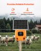 0.3J 8kV Solar Fence Charger 1.86 Miles Electric Fence Energizer for Livestock
