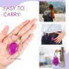100 Pcs UV Keychain Light