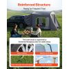 Large SUV Tent for 5–9 Person, 10.6 x 8 FT All-Season SUV Tailgate Tent with Ventilated Door & Mesh Windows