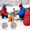 3000W 2 in 1 Portable Propane Heater Stove – Outdoor Gas Stove with Pot Stand