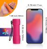 6-Pack Handheld Torch Assorted Colors with Lanyard (3AAA Battery Included