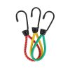 3pck Bungee Cords With Hooks 6 Inch
