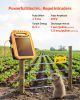 0.3J Solar Fence Charger 1.86 Miles Range Electric Fence Energizer for Livestock