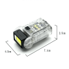 USB Rechargeable LED Flashlight Camping Hiking 7-Modes FlashLight Mini Emergency Work Light(Logistics only For USPS.TK/TMEU only For self-pickup)