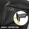 VEVOR 8 x 10 Ft Welding Blanket Black Fiberglass Blanket Portable Fiberglass Fire Retardant Blanket Welding Mat Welding Fireproof Thermal Resistant In