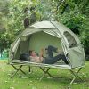 1 Person Folding Camping Cot with Carry Bag