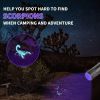 5 Pcs UV Black Light Flashlights Bulk, 9 Led 395-400nm Mini Blacklight Handheld Portable Torch Pet Urine Detector for Bed Bug, Hair