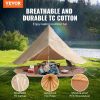 VEVOR 10-12 Person Canvas Glamping Bell Tent – Waterproof Yurt Tent with Stove Jack