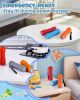 6-Pack Handheld Torch Assorted Colors with Lanyard (3AAA Battery Included