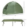 1 Person Folding Camping Cot with Carry Bag