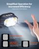 VEVOR 2-Pack LED Rechargeable Headlamps – Lightweight with 12 Lighting Modes