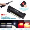 2PCS Magnetic COB LED USB Rechargeable Work Light