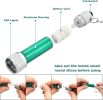 30 Pieces Mini Led Flashlight Keychain