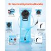 Water Backpack with 3L TPU Water Bladder