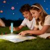 3 Pack Rechargeable Flashlights USB C Mini LED Flashlights, Camping Lantern Combo Flashlight