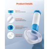 Choking Rescue Device with 4 Multi-size Masks and 1 Storage Bag
