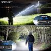 Zoomable Powerful Flashlights with LCD Digital Display