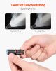 Keychain Mini Flashlight – 200 Lumen Rechargeable, IPX7 Waterproof