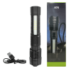 (2Pack)USB Rechargeable LED Flashlight