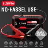 S ZEVZO Car Jump Starter 2000A Jump Starter Battery Pack for Up to 7.5L Gas and 6.5L Diesel Engines, 59.2Wh Portable 12V Jump Box with USB Ports