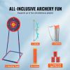 Bow and Arrow Set for Kids with 10 Suction Cup Arrows, Standing Target, Quiver, 3 Target Cans