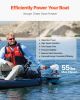 55lb 12V Thrust Electric Trolling Motor Saltwater Trolling Boat Engine for Kayak