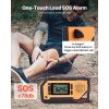Solar Hand Crank Emergency Radio with USB Charging Cable, SOS Alarm and Flashlight