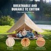 Canvas Tent for Camping with Stove Jack- Holds up to 4 People