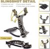 Wrist Rocket Slingshot with 2 Slingshot Bands, Fishing Reel and Fishing Darts