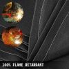 VEVOR 8 x 10 Ft Welding Blanket Black Fiberglass Blanket Portable Fiberglass Fire Retardant Blanket Welding Mat Welding Fireproof Thermal Resistant In