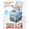 Portable Toilet- 5.3 Gallon with Level Indicator, Carry Bag
