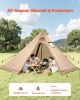 VEVOR Hot Tent for 4 Persons – Portable Winter Tipi Tent with Stove Jack