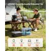 Extra Battery for Portable Power Station, 2160Wh LiFePO4 Extra Expansion Battery with 3 Output Ports for Home Use, Outdoor Camping, Road Trips, RVs