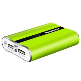Power Master 12000mAh Portable Charger with Dual USB Ports (Option: Gift12000mAHPBGreen)