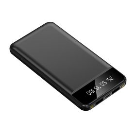 10000mAh Power Bank Portable Ultra Slim Charger (Option: PowerBankBlack)