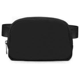 Unisex Waist Pouch (Option: BeltBagBlack)