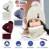 Winter Beanie Hat Scarf Set