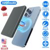 2 In 1 5000mAh 8MM Slim Mag Safe Wireless Power Bank