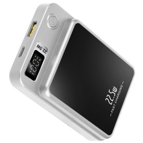 2 In 1 Magnetic Wireless Power Bank (Option: PowerBankWhite)