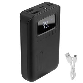 External Battery Pack Charger Dual USB (Option: PowerBankBlack)