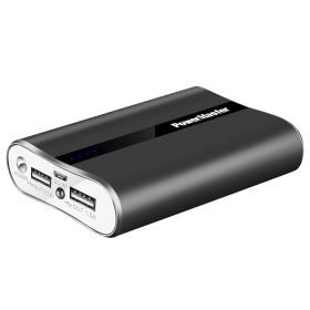 Power Master 12000mAh Portable Charger with Dual USB Ports (Option: Gift12000mAHPBBlack)