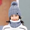 Winter Beanie Hat Scarf Set