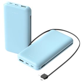 10000mAh Power Bank Portable (Option: PowerBankBlue)